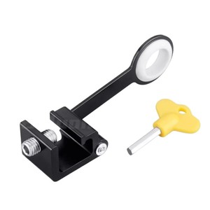Limitador de ventana de aleación de aluminio, grosor de 0-15mm, ajustable para ventana corredera, cerradura de seguridad, diseño minimalista - Product Image 2