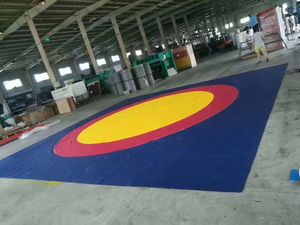 2025 6cm厚滑り止めレスリンググラップリングマット12m * 12mオリンピック & 格闘技トレーニングの標準レスリング会場 - Product Image 2