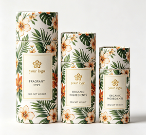 Customized eco-friend cosmetic packaging cylinder <b>box</b>, suitable for perfume,candle, face cream and beauty product - Product Image 1