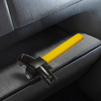 Verrou de volant universel réglable en forme de T multifonctionnel pour voiture avec 2 clés, antivol intelligent pour voiture