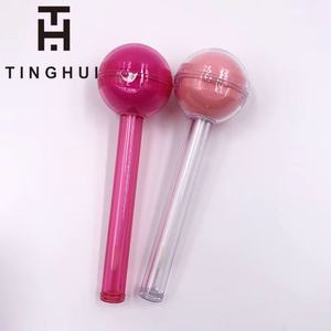Transparent Lollipop Lip Gloss Tubes Custom logo Lip Balm <b>Container</b> Cosmetic Tubes Lip Gloss Tubes with Wands - Product Image 2