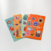 Feuille d'autocollants découpés à l'emporte-pièce avec impression personnalisée pour bougies artisanat Frames-A4 photo tailles A5 A6