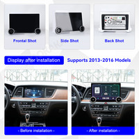 Lecteur multimédia MOOKAKA 11,5 pouces, écran tactile Android pour Hyundai Genesis 2013-2016, CarPlay sans fil, GPS, Wifi, autoradio
