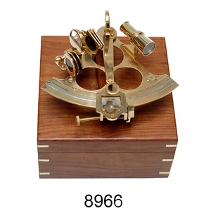 Le plus bas Prix Offre Spéciale En Laiton nautique Sextant Avec Boîte en bois Antique Fini Décoratif Sextant Pour La vente en gros - Product Image 4