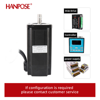 Motor Stepper Hanpose Nema 34 Closed Loop 6A 12N.m 86EH156 Motor Loop Tertutup+Driver CL86 untuk Mesin Penggiling Roda Cacing CNC