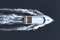 Yacht de luxe en aluminium de 15 m (50 pieds) avec moteur hors-bord pour la location, la pêche et la vente