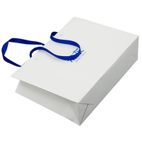 Sacs d'emballage en papier Kraft de luxe, cadeau personnalisé, Shopping