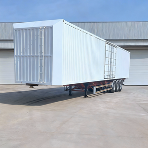 Factory Supply 40ft 53 ft Tri-axle Dry Van Box Cargo Truck Semi <b>Trailer</b> for Sale - Product Image 2