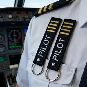 Porte-clés brodé pour pilote, accessoire de collection pour les pilotes, les passionnés d'aviation, cadeau de diplôme, cadeau d'<span class=keywords><strong>emploi</strong></span>, souvenir d'aéroport - Product Image 3