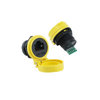 Connecteurs RJ45 8P8C Lshitech, prix d'usine, connecteurs Ethernet Cat5 Cat6, connecteurs étanches IP65 pour la communication de données