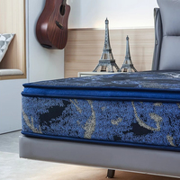 Rouleau unique en boîte Chambre à coucher taille personnalisée Éponge haute densité à retenir Mousse latex poche individuelle Ressort hybride Matelas