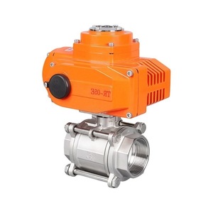 Vanne à boisseau sphérique électrique Szspsk Q911F 16RL en acier inoxydable 316L à filetage interne avec télécommande pour l'alimentation en eau, le drainage et l'irrigation - Product Image 3