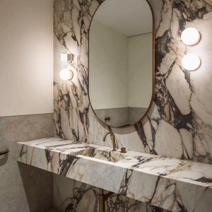 Calacatta Viola Marble White With Purple Veins Calcutta Lilac Marble Calacatta Purple Honed Purple Marble Sink - Product Image 1