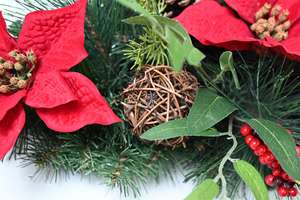 Árbol de pared de Navidad personalizado, Swag de Navidad decorativo en forma de lágrima, decoraciones para el hogar, Swag Artificial - Product Image 5