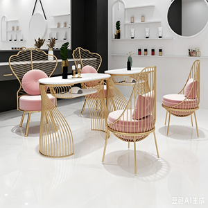 Modern Design Wood <b>Nail</b> Salon Manicure <b>Desk</b> with Dust Collector for <b>Nail</b> Bar or Mall - Product Image 3