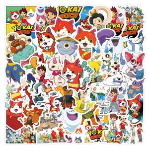 Autocollants <span class=keywords><strong>Yo</strong></span> Kai pour montre graffiti autocollants décoratifs pour bagages vente en gros d'autocollants de dessin animé pour enfants 60 pièces - Product Image 2