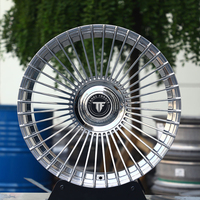 Jantes forgées de luxe à centre flottant 20x8.5 22x10 polies pour Mercedes-Benz Classe S W222 S450l S550 S580 S63