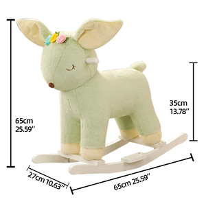 Juguete de Peluche de Ciervo para Niños, Regalo Personalizado al por Mayor, Juguete de Caballo Balancín - Product Image 3