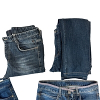 Ballots de vêtements d'occasion de marque de bonne qualité, jeans skinny pour hommes, chaussures de marque américaines, lots pour adultes, MOQ 45kg