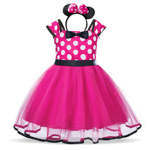 All'ingrosso all'ingrosso <span class=keywords><strong>abbigliamento</strong></span> <span class=keywords><strong>bambina</strong></span> carino tutù abiti da <span class=keywords><strong>bambina</strong></span> Red Dot <span class=keywords><strong>Minnie</strong></span> costumi da principessa Set DISN-004 - Product Image 3