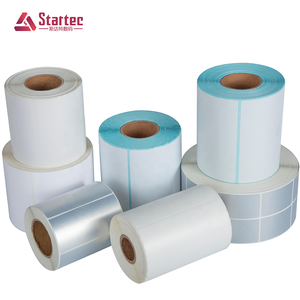 Papier autocollant thermique direct Zebra/<span class=keywords><strong>Dymo</strong></span>, étiquettes semi-brillantes pour impression par transfert thermique, rouleau d'étiquettes vierges en PP pour imprimante d'étiquettes - Product Image 5