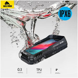Support de téléphone portable pour guidon de vélo WILD MAN <span class=keywords><strong>FK2</strong></span> ABS IPX6 étanche avec écran tactile en TPU, boîte de rangement - Product Image 4