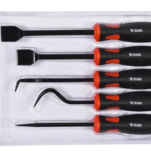 VATO Engine Cleaning Kit 5 Pc Steel Scraper Set For Auto Repair Tools In Hard Case - Product Image 1