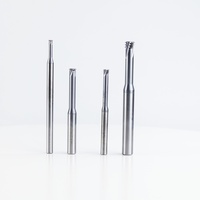 Fraise en acier au tungstène HRC65 ° de haute qualité Nano enduit noir 3 canaux prise en charge ODM personnalisable en usine