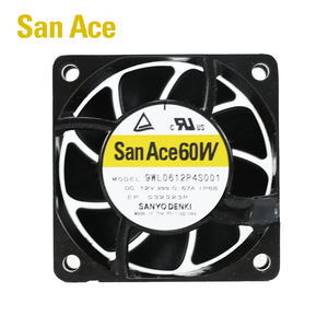 SANYO DENKI San Ace 9WL0612P4S001 60*60*25mm 48V DC 8.04W 0.67A 49.4CFM 11000rpm Server and Telecom Equipment Axial Cooling <b>Fan</b> - Product Image 1
