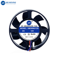Ventilateur d'ordinateur AM3006U12S 30x30x6mm, mini ventilateur DC sans balais 5V 12V haute vitesse 12000 tr/min avec roulement à manchon pour dissipateur thermique, ordinateur portable