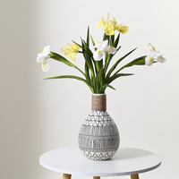 Pupupig – Iris artificiel en PU de haute qualité, toucher réaliste, pour mariage, Noël et décoration intérieure – Vente en gros