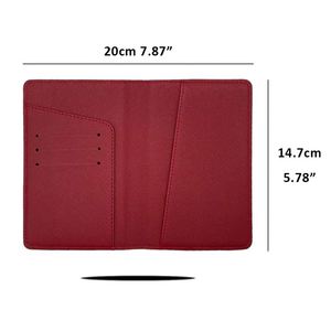 Luxury Slim Travel Passport Holder Luggage Tag <b>Set</b> Fashion PU Leather Cover <b>Wallet</b> RFID Waterproof Case for <b>Men</b> and Women - Product Image 3