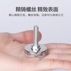 Patas ajustables para muebles, de hierro y plástico, resistentes, para soporte de gabinetes - Product Image 5