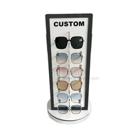 Support de présentation rotatif pour lunettes de soleil en acrylique personnalisé en usine, présentoir en plexiglas pour lunettes de vue pour magasin de détail avec logo personnalisé