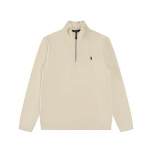 Kaus ritsleting setengah merek mewah kualitas tinggi populer kaus Pullover rajutan Paul Mode Pria Po <span class=keywords><strong>Lo</strong></span> - Product Image 1