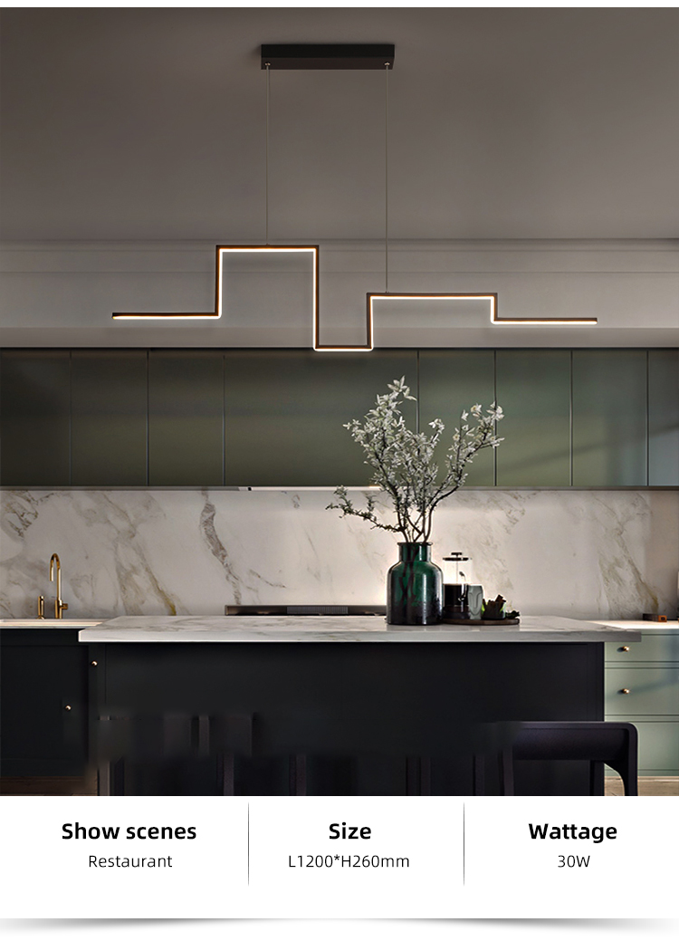 Hot Sale CE ELT OEM White Black Gold Aluminum Hotel Home Modern Led Pendant Lamp