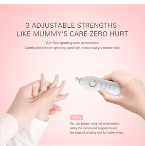 Nicemay, cortaúñas para bebés recién nacidos, amoladora eléctrica, recortador de uñas, juego de manicura, recortador de uñas eléctrico para bebés para niños - Product Image 3