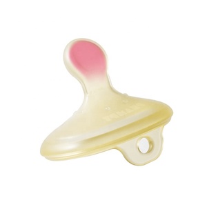 Sucette solide brevetée pour nourrissons, sucette en silicone en <span class=keywords><strong>forme</strong></span> de <span class=keywords><strong>sein</strong></span> avec têtes plates pour l'initiation au succion - Product Image 6