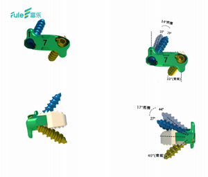 Harga Kompetitif Bersertifikasi CE Fule Titanium/PEEK Anterior Interbody Fusion Cage Kelas III Fiksasi Tulang Belakang Bedah Ortopedi - Product Image 4