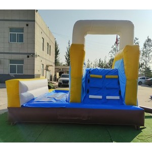 Toboggan aquatique gonflable avec piscine d'atterrissage étanche |   Équipement de jeux aquatiques commerciaux - Product Image 4