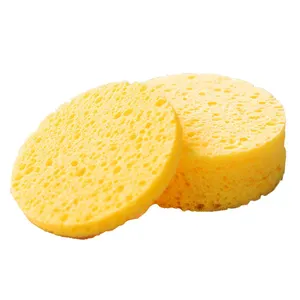 Natural Material Compressed Cellulose Sponge Facial Makeup Sponge