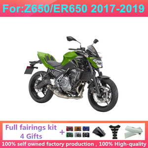 Kit de carénage moulé par injection pour moto en plastique compatible Z650 Zr650 Er650 Z 650 2017 2018 2019 Kits de carénages de carrosserie Zxmt Z650/er - Product Image 5