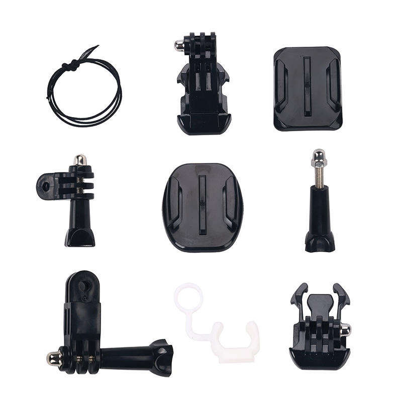 Hongdak Action Camera Helmet Curved Adhesive Mount Surface Mounts Sticker+J Hook Mount for Go Pro Heros 10 9 8 7 6 5 Accessories