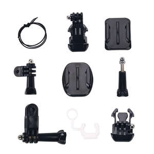 Caméra d'action Hongdak <span class=keywords><strong>casque</strong></span> <span class=keywords><strong>support</strong></span> adhésif incurvé supports de Surface autocollant + <span class=keywords><strong>support</strong></span> de crochet en J pour go pro Heros 10 9 8 <span class=keywords><strong>7</strong></span> 6 5 accessoires - Product Image 1