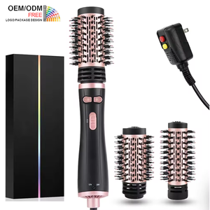 Pritech <span class=keywords><strong>brosse</strong></span> à Air chaud professionnelle souffleur de cheveux rotatif électrique <span class=keywords><strong>brosse</strong></span> sèche-cheveux en une étape - Product Image 1