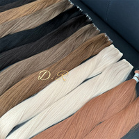 2024 Les extensions de vente les plus chaudes d'AliExpress pour les Blancs Genius Trame Extensions de cheveux Double Drawn Russian Hair Genius Weft