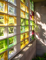 Bloc de verre creux transparent de haute qualité, couleur personnalisée, pour la construction et la décoration intérieure