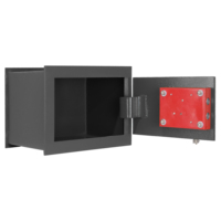 Coffre-fort mural en acier ignifuge avec serrure à clé Dimensions personnalisées Construction durable pour utilisation en prison