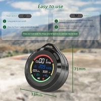 Waktu siaga panjang 72 jam portabel luar ruangan 6-in-1 O2 CO Monitor kualitas udara akurat DC 5V/2A pengukur oksigen pemantau cerdas