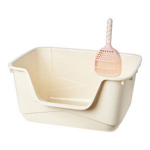 Extra Large Anti Splash <b>Cat</b> Litter <b>Box</b> With Scoop Rectangle PP Material Large Capacity For <b>Cats</b> - Product Image 4